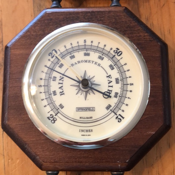 Springfield thermometer, barometer, humidity made in the USA vintage. - Picture 3 of 5